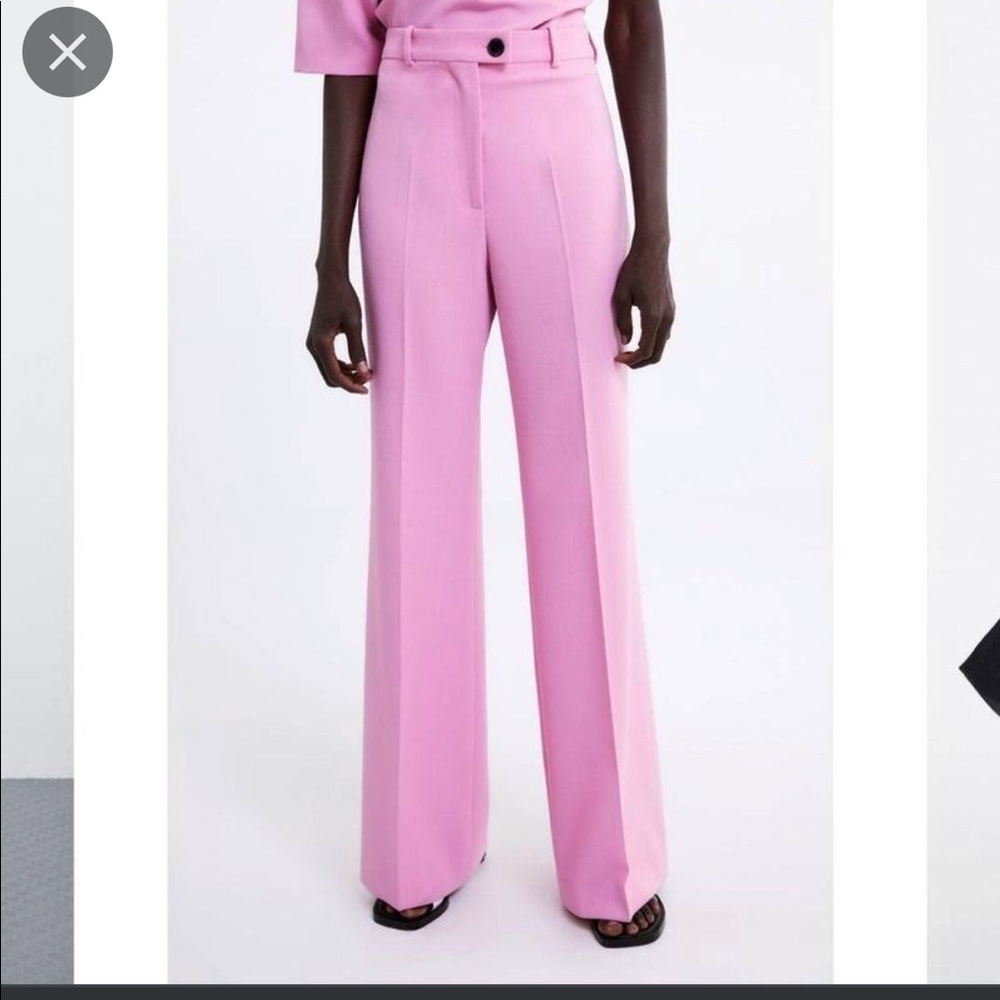 🦄Zara palazzo pink pants